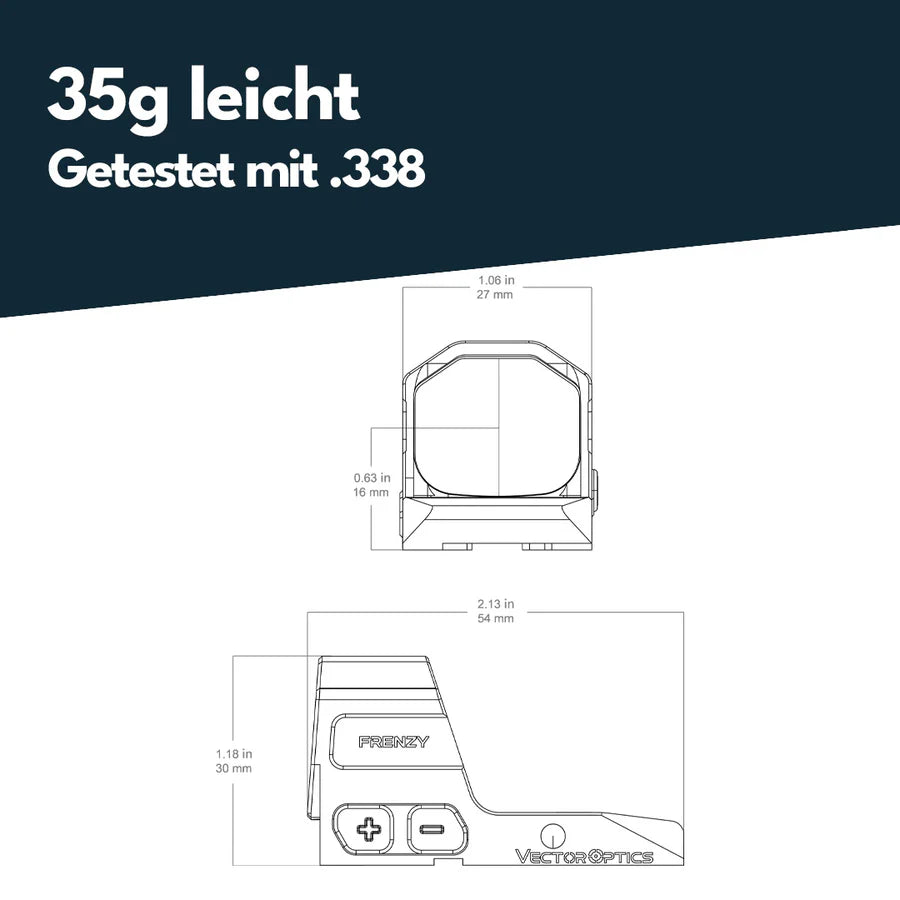 Vector Optics Frenzy 1x20x24 voor CZ Shadow 2 OR