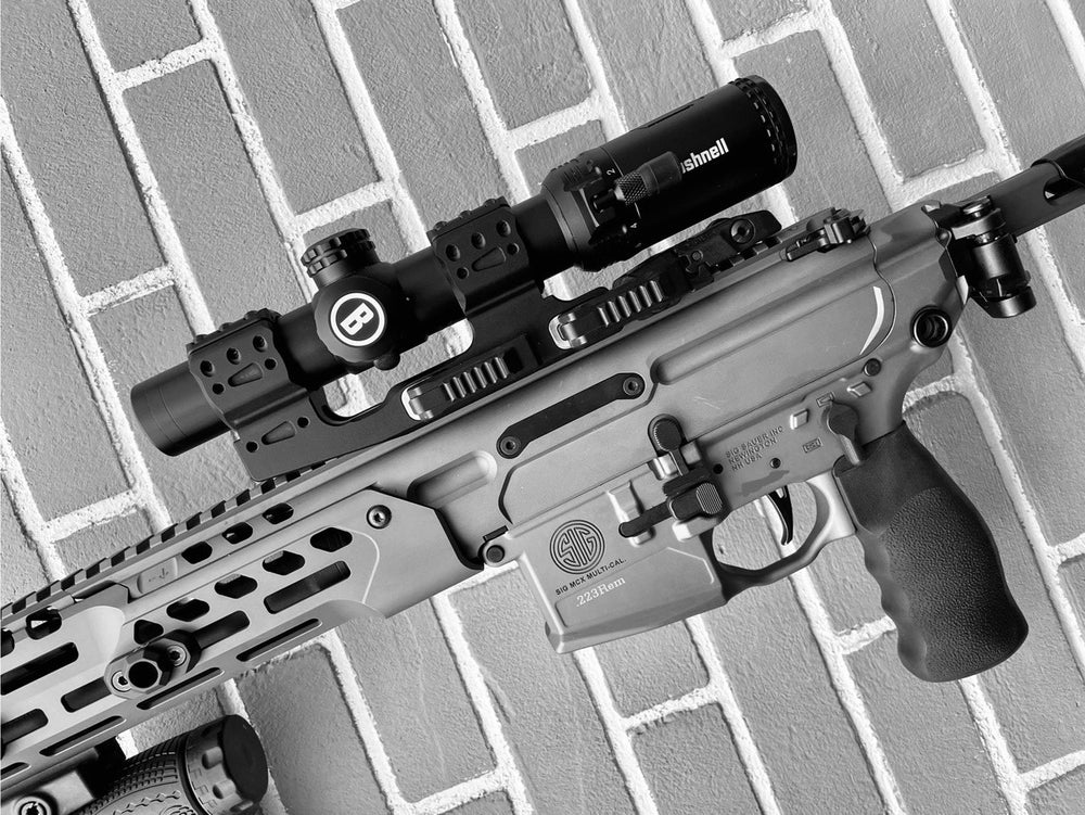 Montage de lunette 30mm déporté | Rail Picatinny QD Ergo base