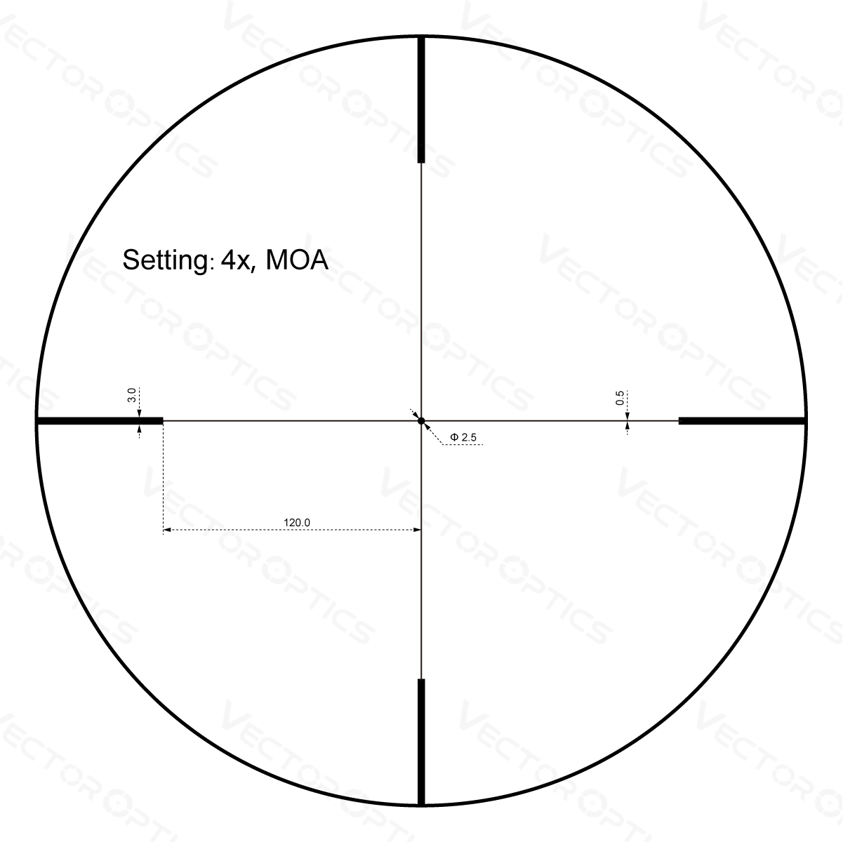 Vector Optics Forester 1-4x24SFP lunette de visée pour carabine