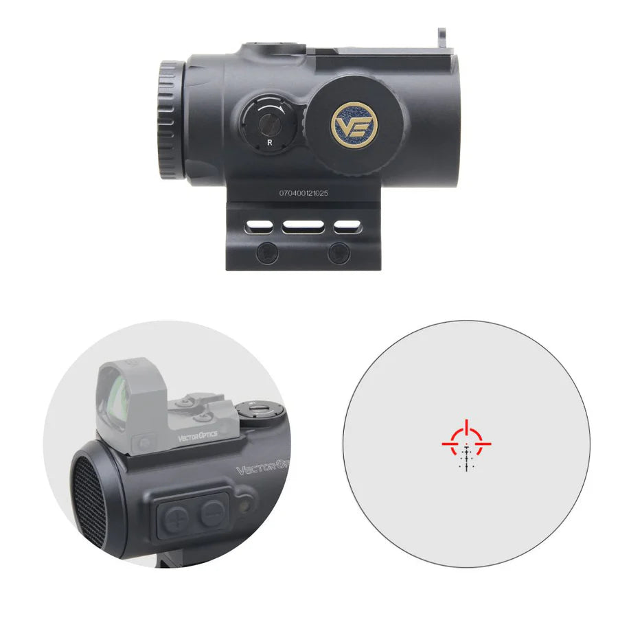 Vector Optics Paragon 4x24 ultra compacte prism rifle scope