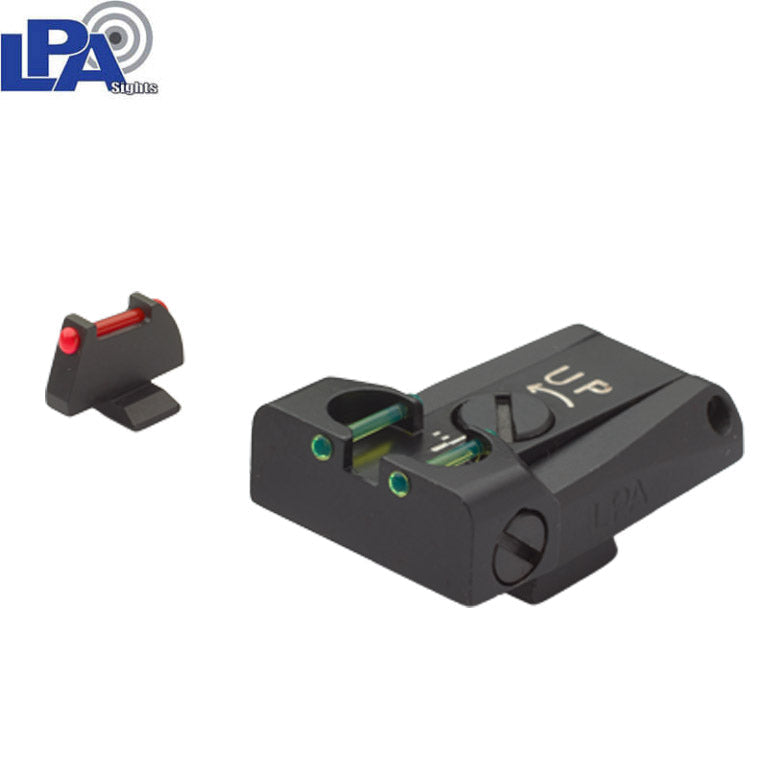 Beretta 92A1, 98A1, M9A3, 90two adjustable sight set with fiber optics LPA