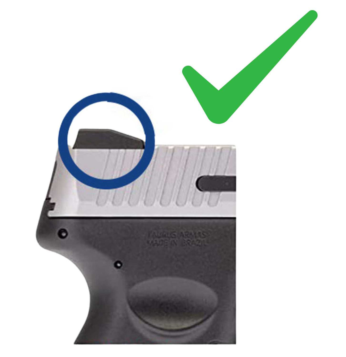 Taurus G3, G2S, G2C, TX22 red dot montage | Trijicon RMR voetafdruk