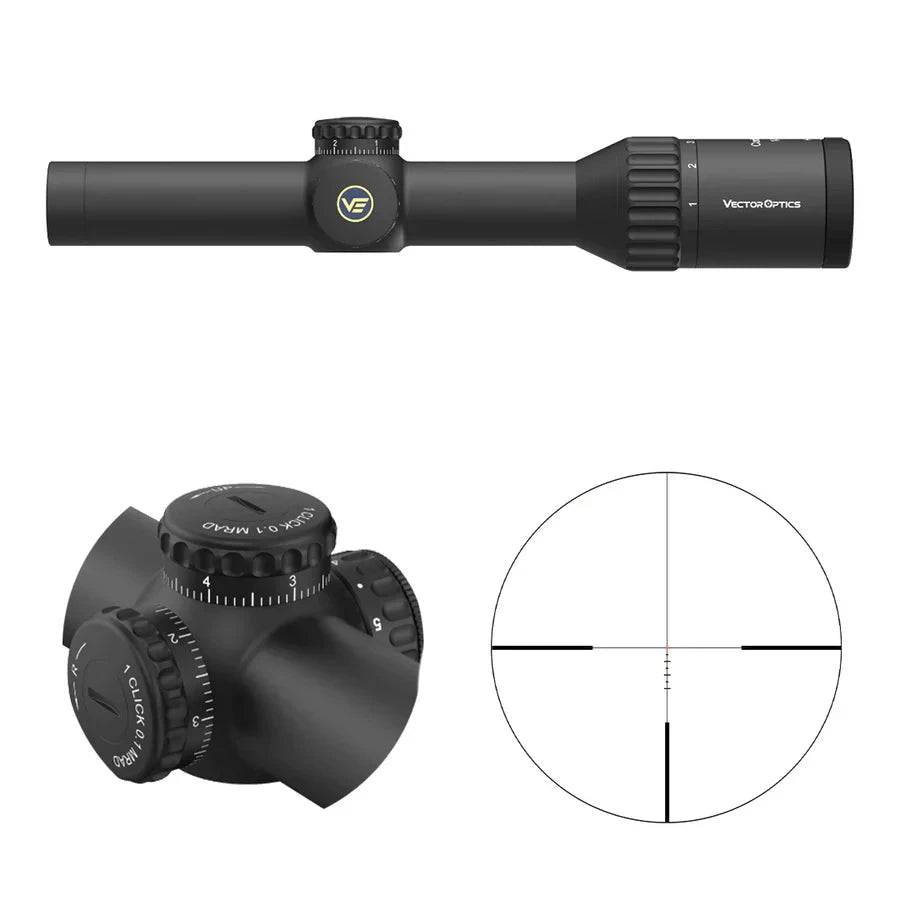 Vector Optics Continental x6 1-6x24i Fiber lunette de visée Vector Optics