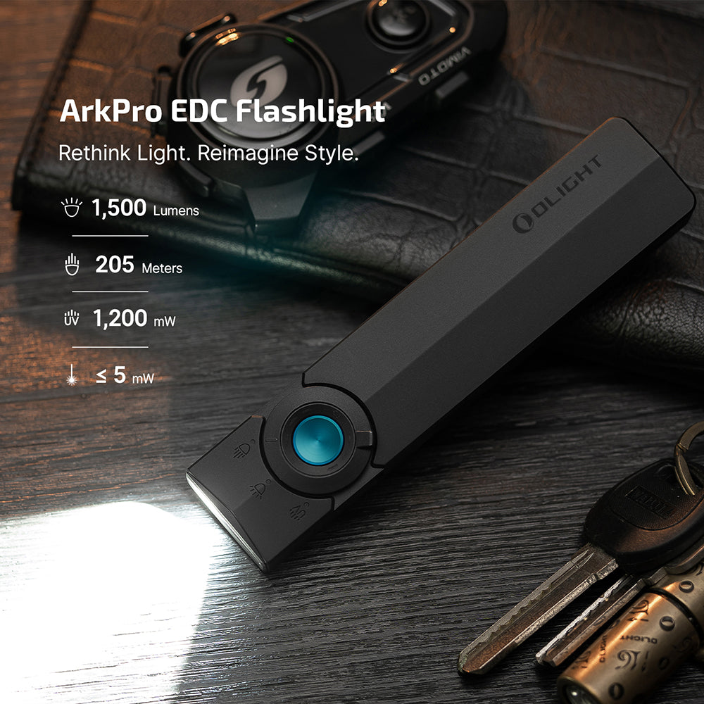 Olight ArkPro | flat 4-in-1 EDC zaklamp | 1.500 lm