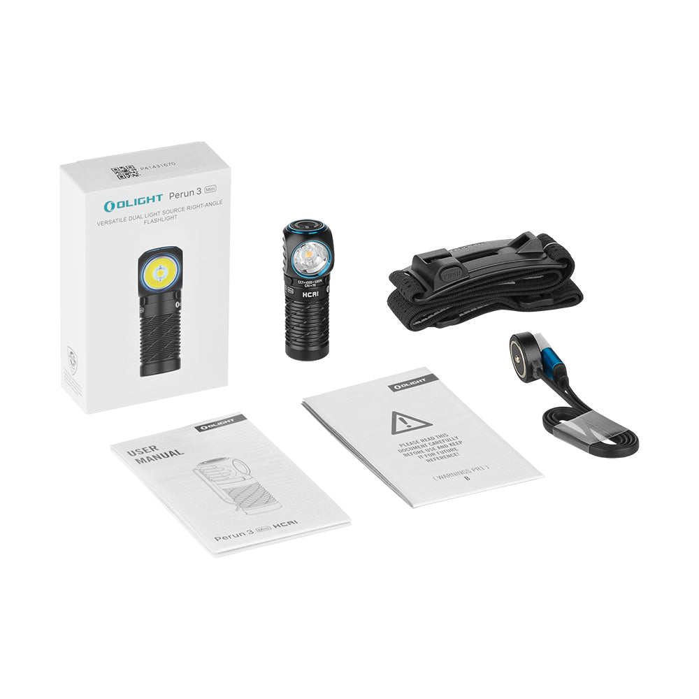 Perun 3 Mini | oplaadbare hoofdlamp | 1 250 lm