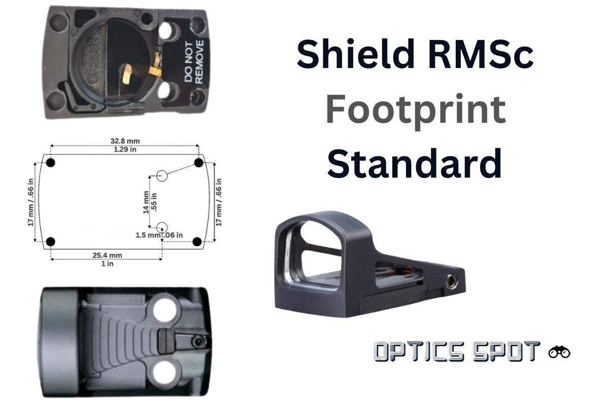 Shield RMSc footprint standaard – Optics Spot