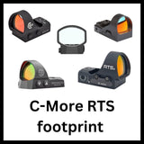 Red dot vizieren met C-More RTS footprint