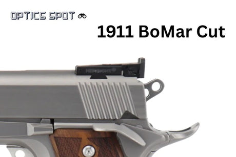 1911 [BoMar Cut] hausse entièrement réglable | rainurée avec 3 points