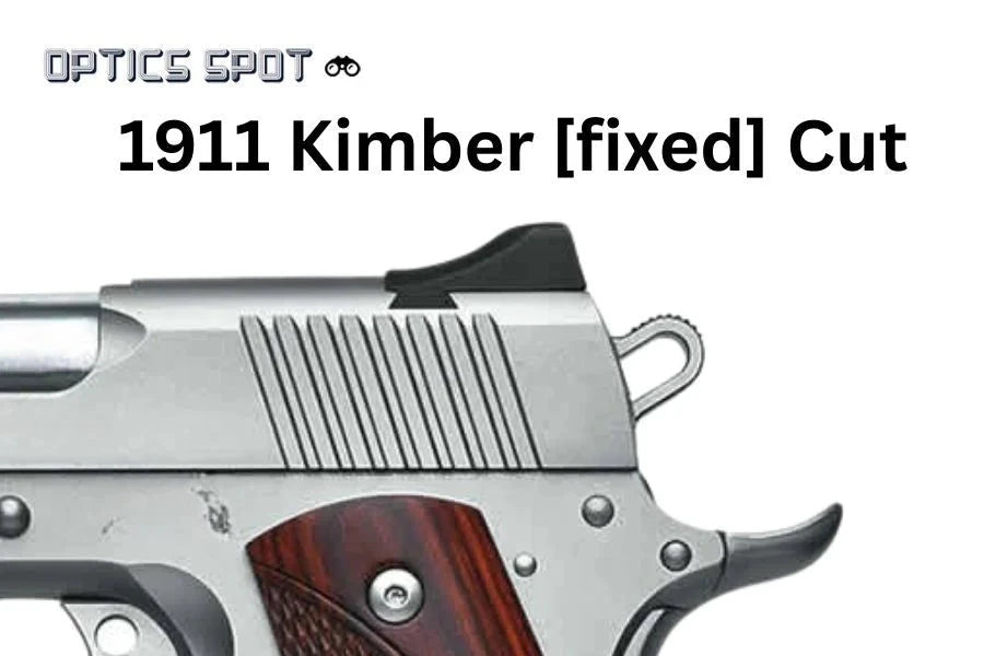 1911 [Kimber Fixed Cut] montage point rouge | type S [RMSc DPP K-series empreinte]