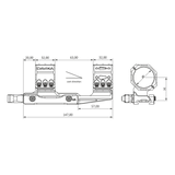 30mm scope mount cantilever | Picatinny QD Ergo basis 