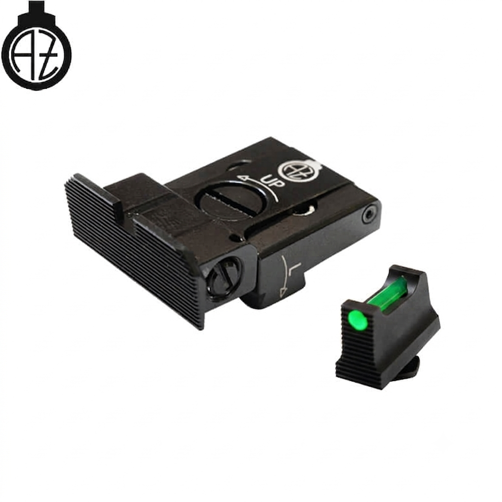 Organes de visée réglables pour Glock [G17 G19 G26 & other] avec fibre optique | type