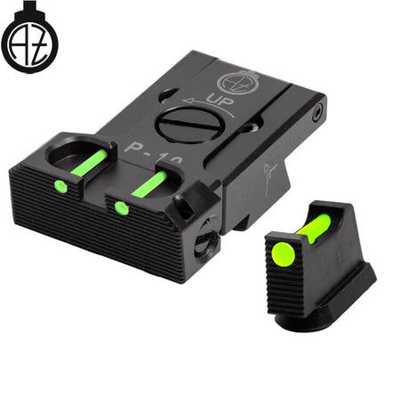 CZ P-10 organes de visée réglables avec fibre optique | type B