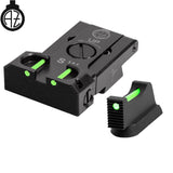 CZ Shadow 2, CZ 75 SP-01 Shadow verstelbare richtmiddelen met glasvezel | type B Optics Spot
