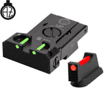 CZ Shadow 2, CZ 75 SP-01 Shadow verstelbare richtmiddelen met glasvezel | type B Optics Spot