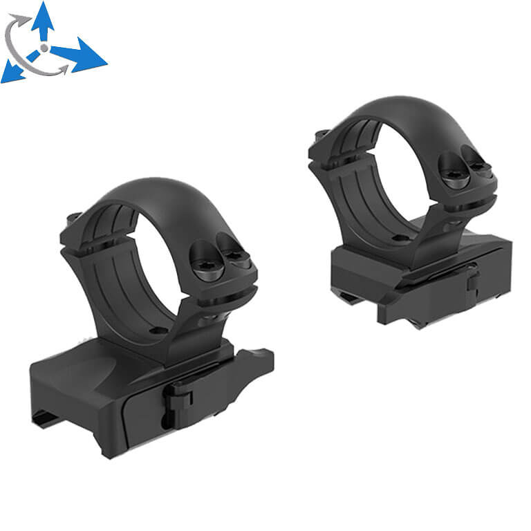 34mm anneaux de lunette | base Ergo à deux pièces Picatinny QD 