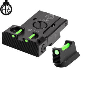 CZ Shadow 2, CZ 75 SP-01 Shadow verstelbare richtmiddelen met fiber optics | type B