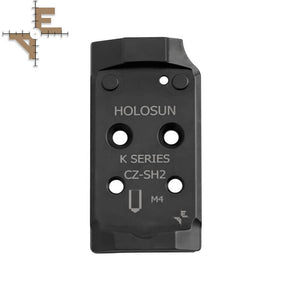 CZ Shadow 2 plaque adaptatrice | Holosun K-series empreinte