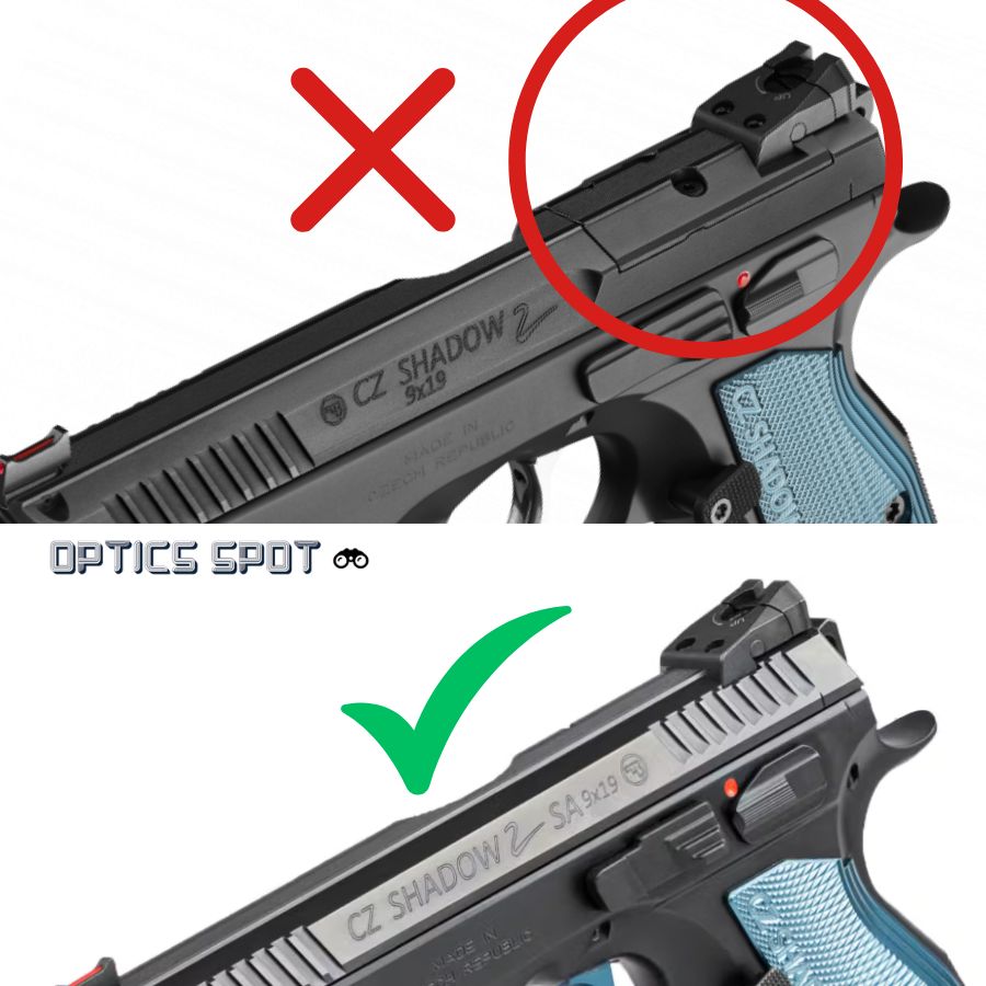 CZ Shadow 2, CZ 75 SP-01 Shadow red dot montage | type S [RMSc, DPP, K-series footprint] 