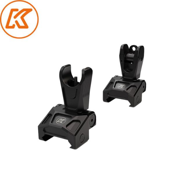 Folding semi-adjustable sights for Picatinny base [AR-15, M4 & other] | blank