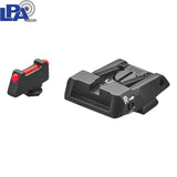 Verstelbare richtmiddelen voor Glock [G17 G19 G26 & other] | met fiber optics