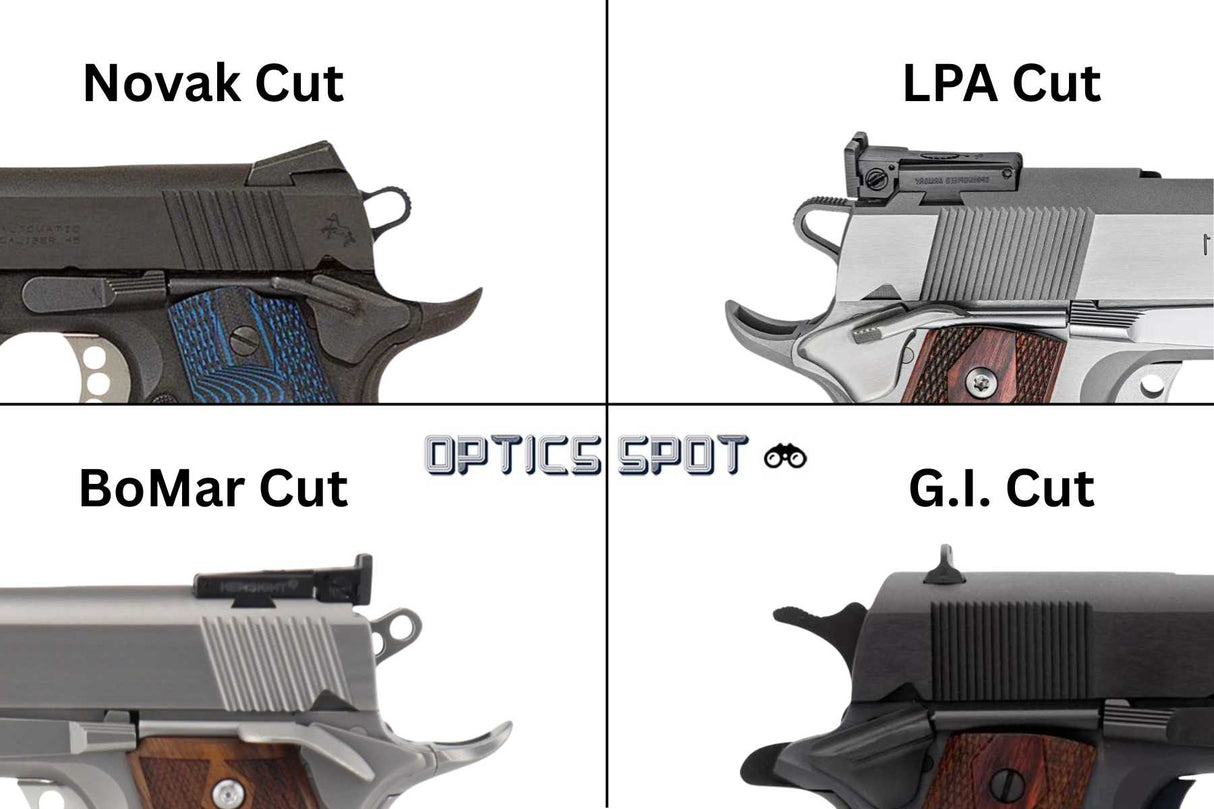 1911 [G.I. Cut] red dot montage | Trijicon RMR footprint EGW