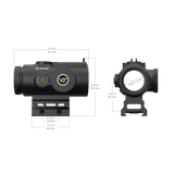 Vector Optics Paragon 4x24 prisme ultra compact lunette de tir 