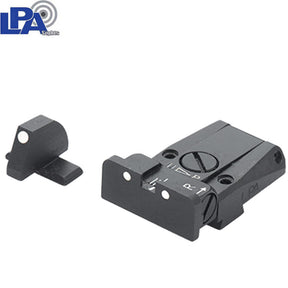 Springfield [XD,XDM] & HS Produkt [XDM HS-9 SF19] organes de visée réglables | avec points blancs