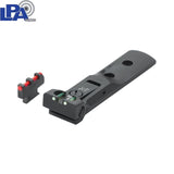 S&W revolver [686, 629, 19, 66, 586 & other] adjustable sight set [spring-front sight] | fiber optic