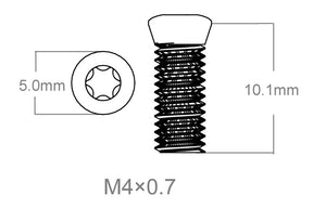 Set schroeven 3st | M4x0.7 [T10]