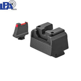 Sig Sauer P220, P226, P229, P320 & P365 Optics Ready ensemble de viseurs semi-ajustables | avec fibres optiques type A 