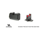 Sig Sauer P220 P226 P229 P320 & P365 Optics Ready hoge sport-richtmiddelen met glasvezel
