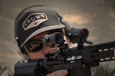 Sightmark XTM-3 3xMagnifier met LQD flip-to-side red dot montage