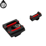 Richtmiddelen voor Glock [G17 G19 G26 & other] met fiber optics | type B