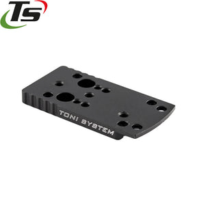 Tanfoglio Stock 2 Optic [Pre 2022] plaque adaptatrice | type A [RMSc DPP & Docter empreintes]