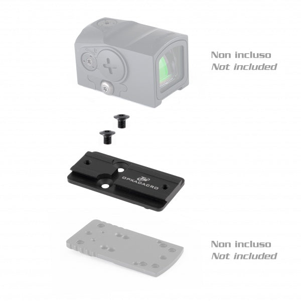 Adaptateur d'empreinte | des montures Toni System "type A" vers Aimpoint Acro 