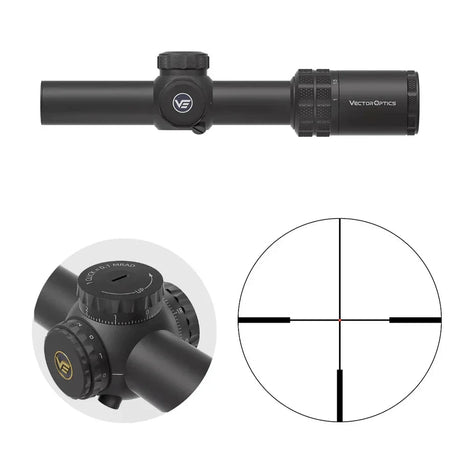 Vector Optics Grizzly 1-6x24i HD Fiber richtkijker Vector Optics