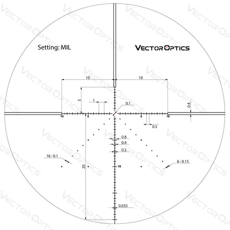 Vector Optics Veyron 6-24x44 IR First Focal Plane verlichte richtkijker