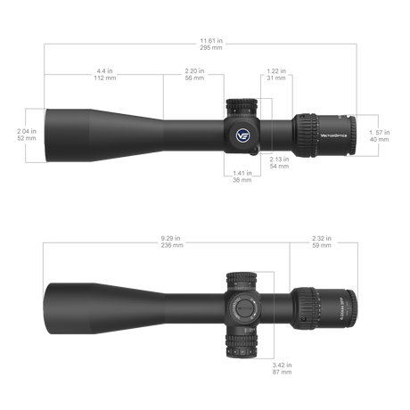 Vector Optics Veyron 6-24x44IR SFP compacte richtkijker