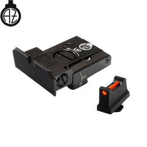 Walther PDP lage verstelbare richtmiddelen met fiber optics | type