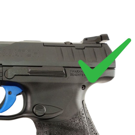 Walther PPQ [Q4 & Q5] adapterplaat | Trijicon RMR footprint