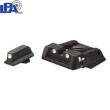 Walther Q4 SF OR & Q5 Match SF verstelbare richtmiddelen | met witte stippen