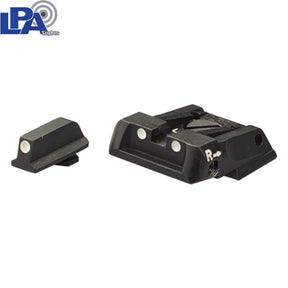 Walther Q4 SF OR & Q5 Match SF organes de visée réglables | avec points blancs