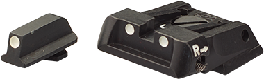 Walther Q4 SF OR & Q5 Match SF ensemble de viseur réglable | avec points blancs 
