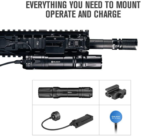 Olight Odin | geweerlamp | 2.000 lm