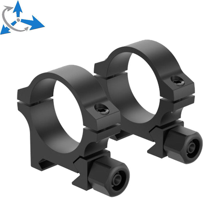 30 mm anneaux de lunette | Base Picatinny avec écrou 