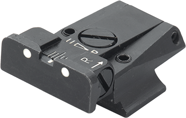 Smith & Wesson [645 745] verstelbare keep | witte stippen