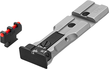 Smith & Wesson revolver [686 629 19 66 586 & other] viseur point rouge ready organes de visée réglables | fibre optique