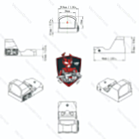 Vector Optics Frenzy 1x17x24 viseur point rouge